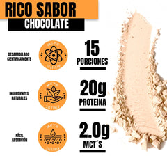 Proteína con MCT´s 502 gramos