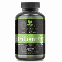 Nootrópico - Brilliant 70 cápsulas