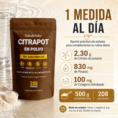 Citrato de Potasio en Polvo