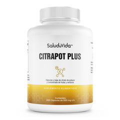 Citrato de Potasio 400mg por Porción (2 cápsulas) - CITRAPOT PLUS