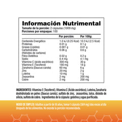 Complejo de Luteína y Zeaxantina con Vitaminas y minerales - Focus 504mg