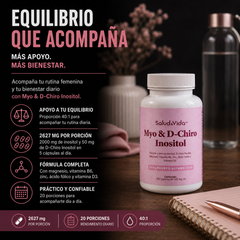 Myo & D-Chiro Inositol 2000mg + 50mg Por Porción