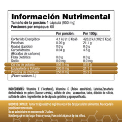 Citrato de Potasio 518mg (200mg de Potasio Elemental) + Proteína