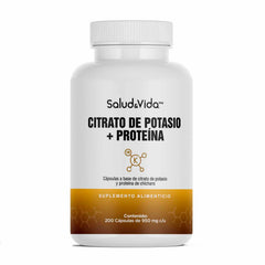 Citrato de Potasio 518mg (200mg de Potasio Elemental) + Proteína