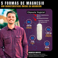 Ultra Magnesium (Complejo de Magnesio) - 100 cápsulas 652 mg