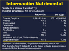 Citrato de Magnesio en Polvo