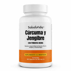 Cúrcuma, Jengibre y Pimienta Negra