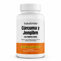 Cúrcuma, Jengibre y Pimienta Negra