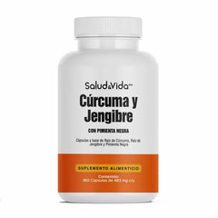 Cúrcuma, Jengibre y Pimienta Negra