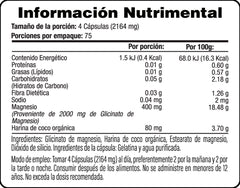 Glicinato de Magnesio 2000mg