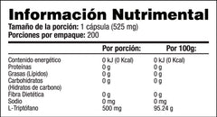 L-Triptófano 500mg