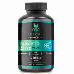 Bisglicinato de Zinc 20mg 100 cápsulas