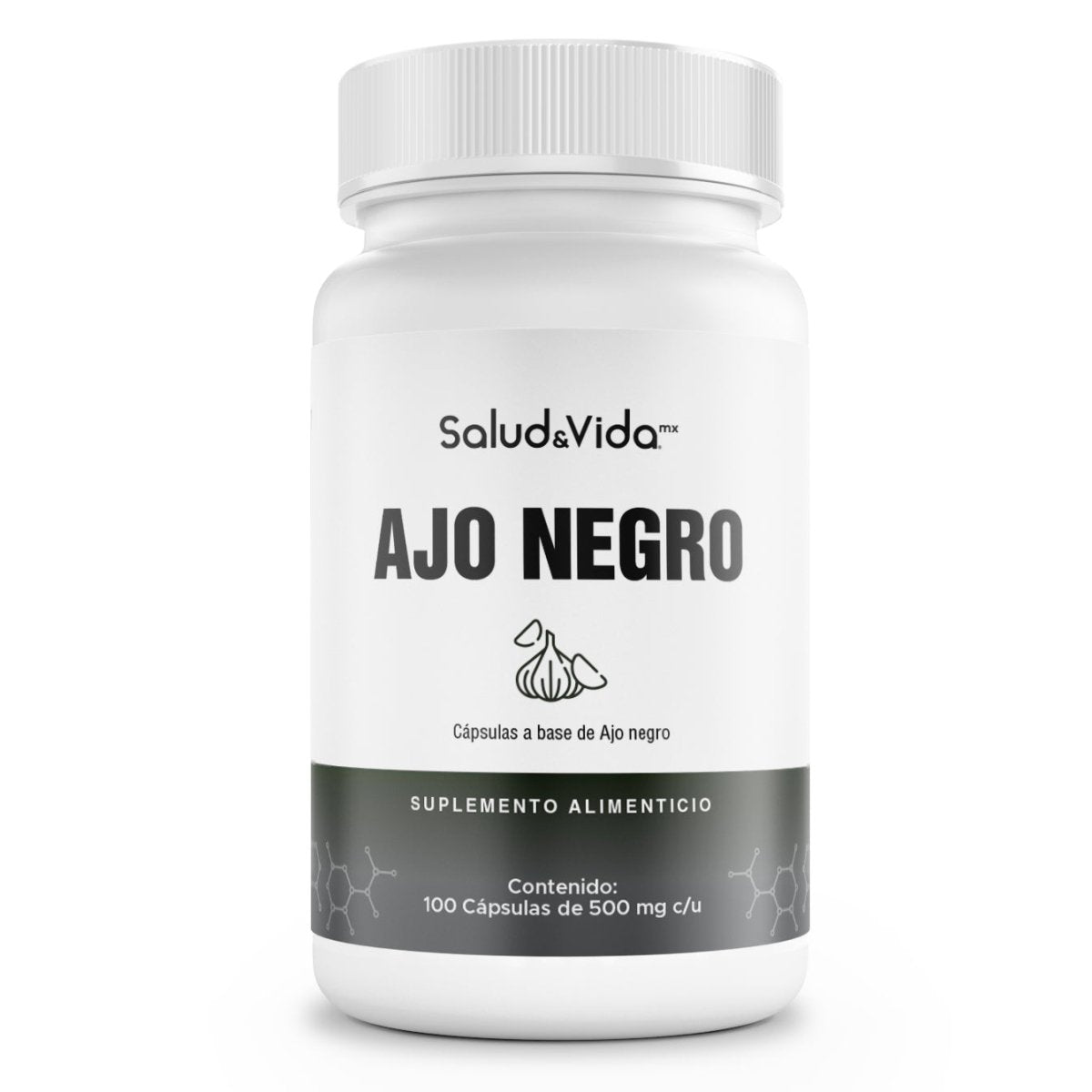 Ajo Negro 500mg - SaludVida México