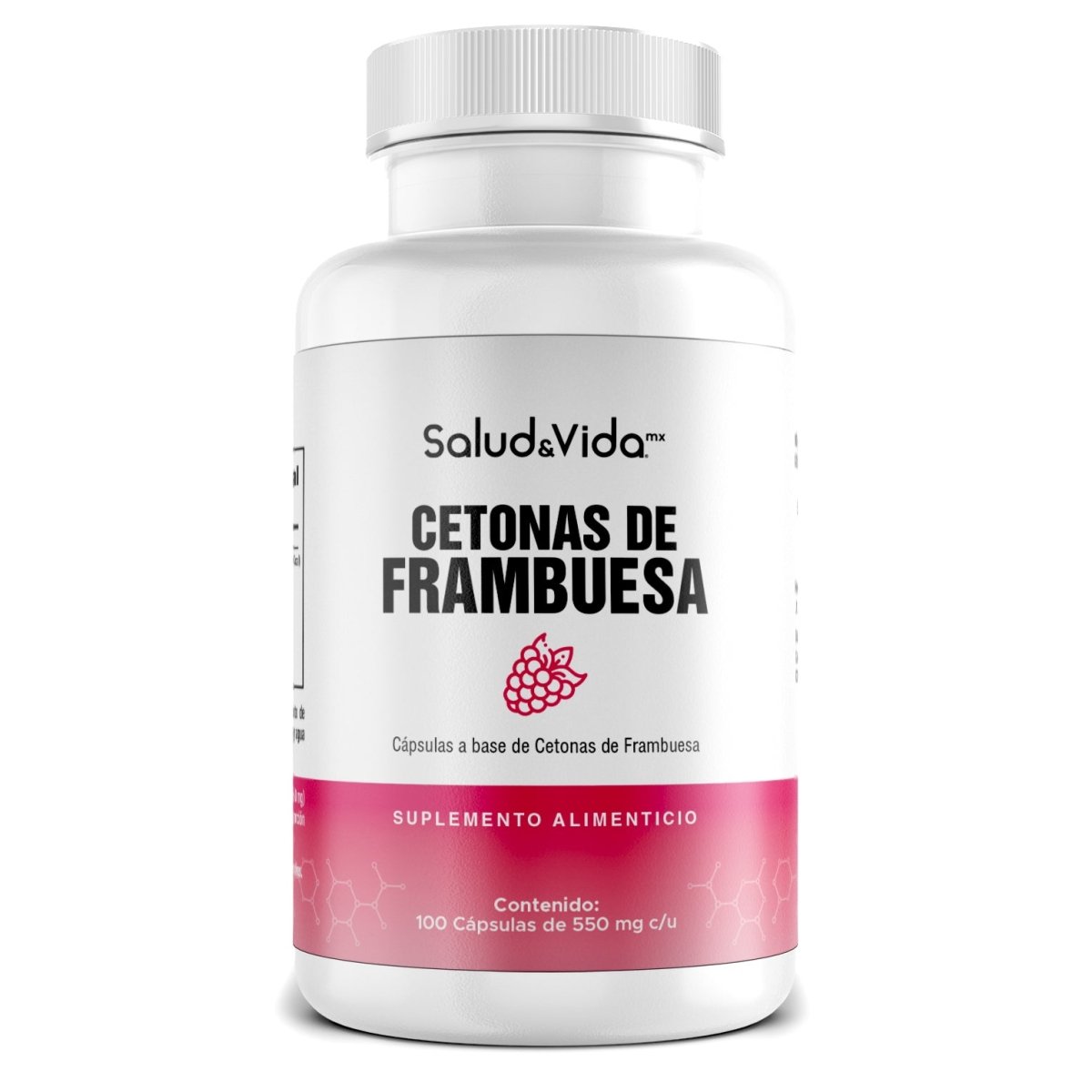Cetonas de Frambuesa 100 Cápsulas - SaludVida México