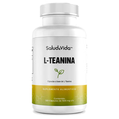 L-Teanina 200mg 120 cápsulas - SaludVida México