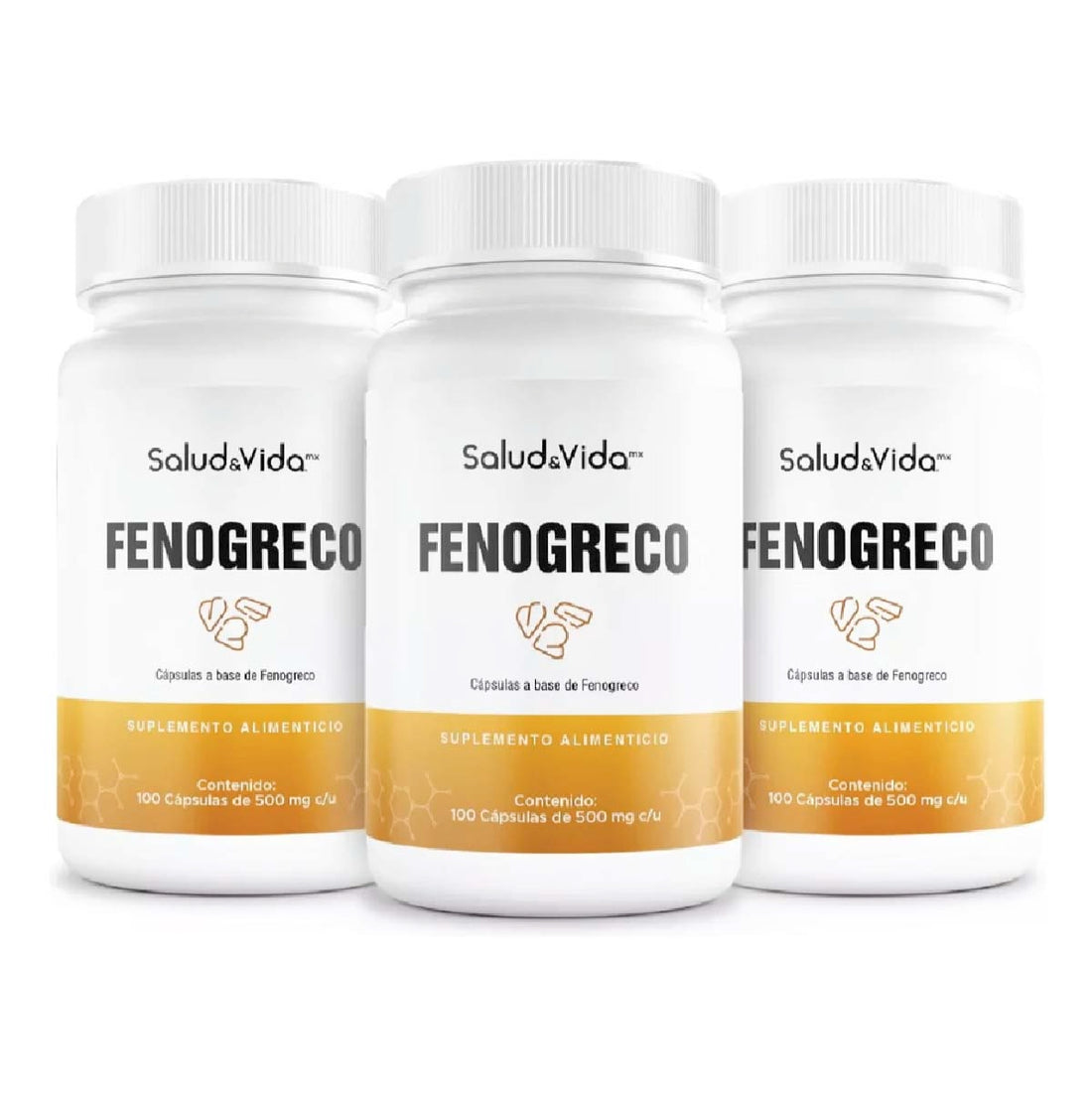 Fenogreco 1500mg Por Porción (3 Cápsulas) - 100% Natural