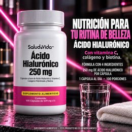 Ácido Hialurónico con Vitamina C, Colágeno y Biotina