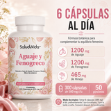 Aguaje y Fenogreco con Hinojo en Cápsulas