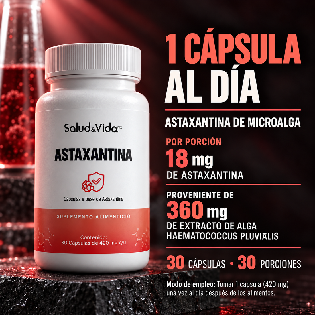 Astaxantina 18mg