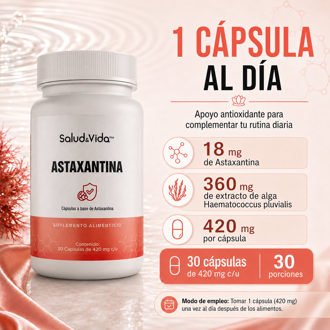 Astaxantina 18mg