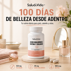 Biotina, Ácido Hialurónico y Colágeno 500mg