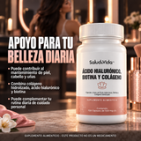 Biotina, Ácido Hialurónico y Colágeno 500mg