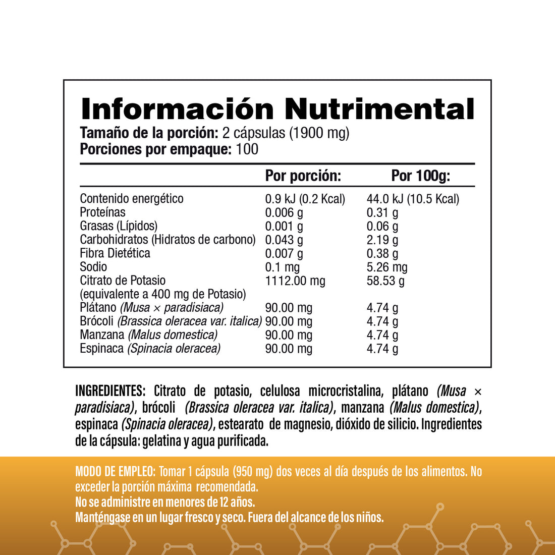 Pack Plus: Citrato de Magnesio 2000mg (220 Cápsulas) y Potasio 400mg (200 Cápsulas)