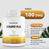 Pack Plus: Citrato de Magnesio 2000mg (220 Cápsulas) y Potasio 400mg (200 Cápsulas)