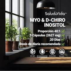 Myo & D-Chiro Inositol 2000mg + 50mg Por Porción