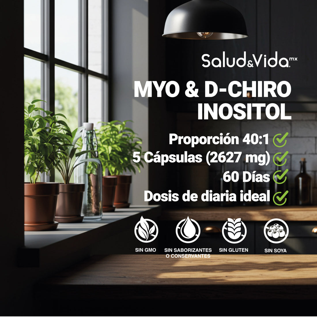 Myo & D-Chiro Inositol 2000mg + 50mg Por Porción