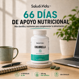 Alga Chlorella 1500mg por Porción (3 cápsulas) - Con Chlorella Orgánica