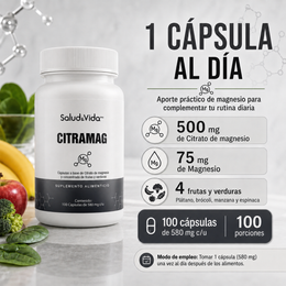 Citrato de Magnesio 500mg