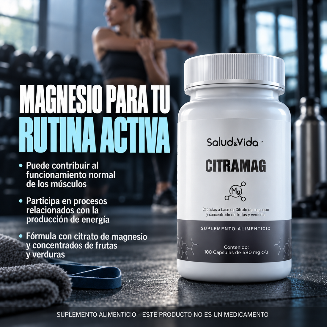 Citrato de Magnesio 500mg