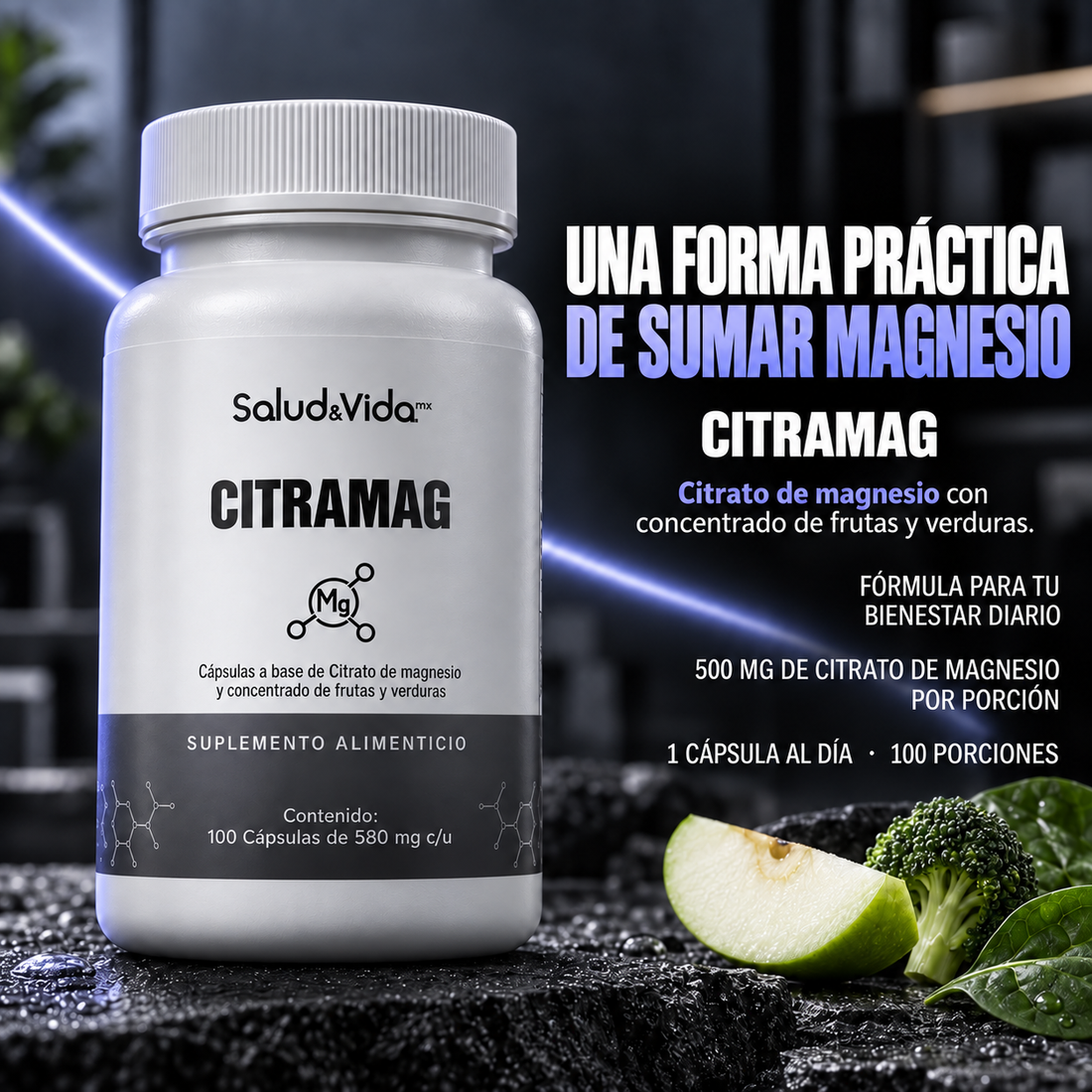 Citrato de Magnesio 500mg