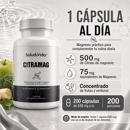 Citrato de Magnesio 500mg