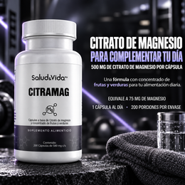 Citrato de Magnesio 500mg