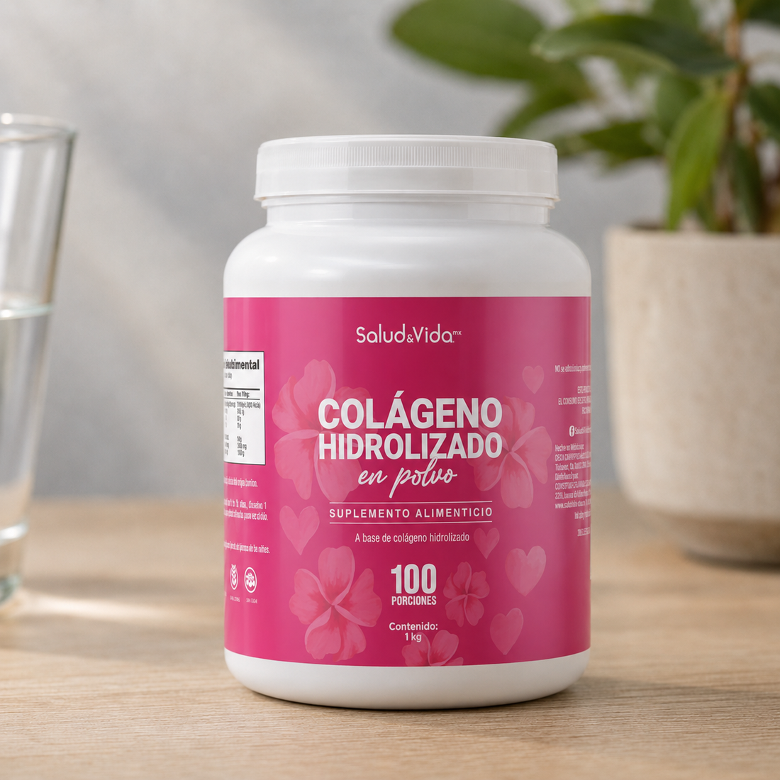 Péptidos de Colágeno Hidrolizado en Polvo Tipo 1 y 3