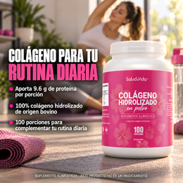 Péptidos de Colágeno Hidrolizado en Polvo Tipo 1 y 3
