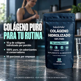 Péptidos de Colágeno Hidrolizado en Polvo Tipo 1 y 3