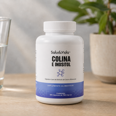 Colina E Inositol 1200mg por porción (2 cápsulas)
