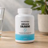 Complejo de Colágeno 513mg (Marino, Porcino y Bovino) Tipo 1, 2 y 3 + Ácido Hialurónico y Biotina