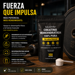 Creatina Monohidratada 100% Pura