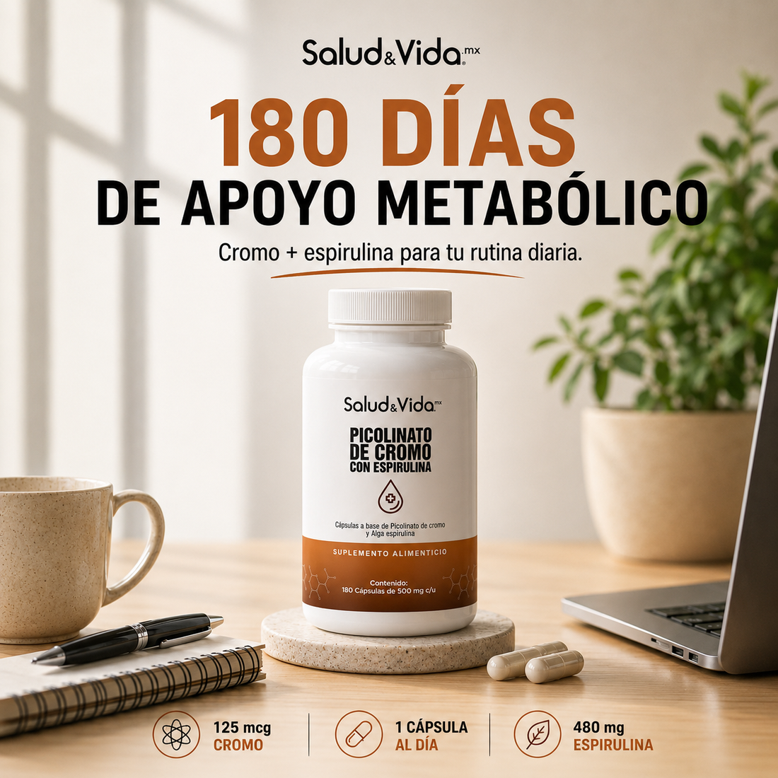 Picolinato De Cromo 1000mcg
