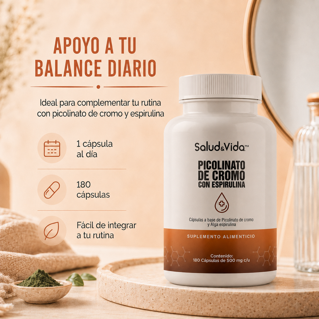 Picolinato De Cromo 1000mcg