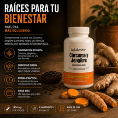 Cúrcuma, Jengibre y Pimienta Negra