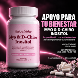 Myo & D-Chiro Inositol 2000mg + 50mg Por Porción