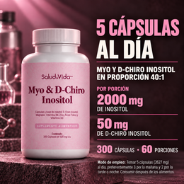 Myo & D-Chiro Inositol 2000mg + 50mg Por Porción