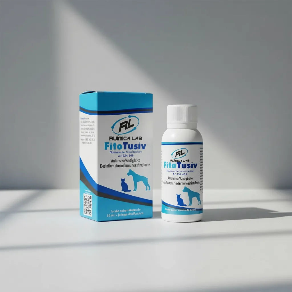 Jarabe para Tos Seca para Perro y Gato - Fitotusiv
