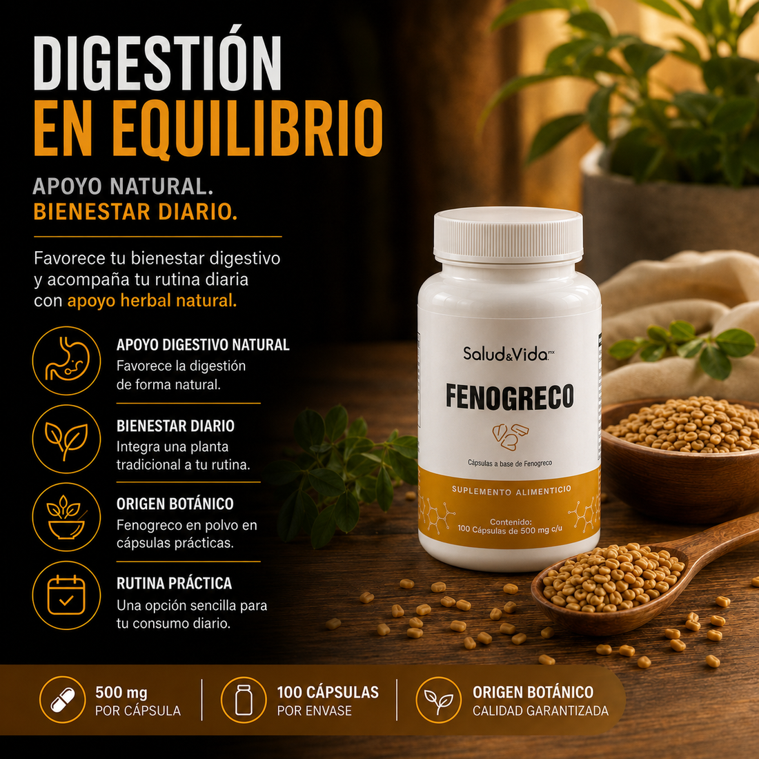Fenogreco 500mg