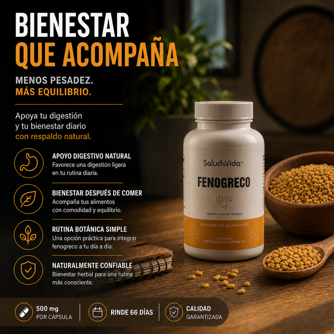 Fenogreco 500mg